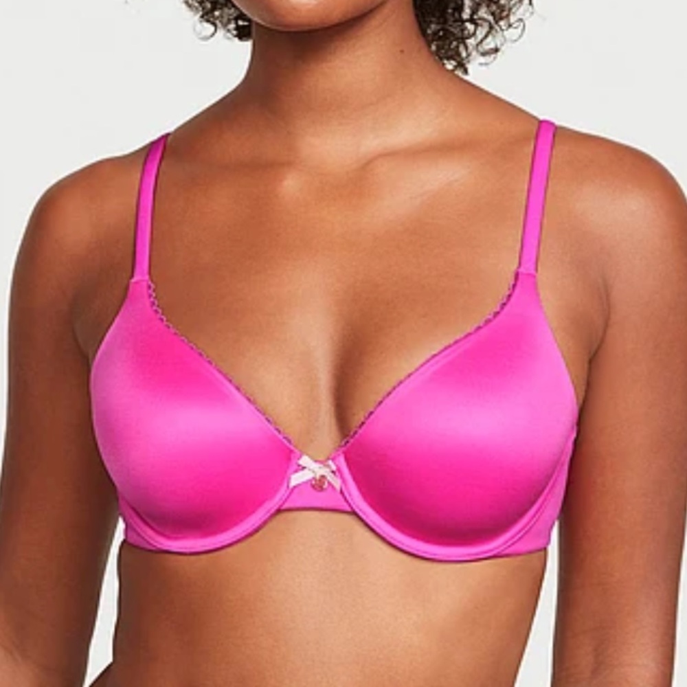 Victoria's Secret Lightly Lined Smooth Full-Coverage Bra - Pink